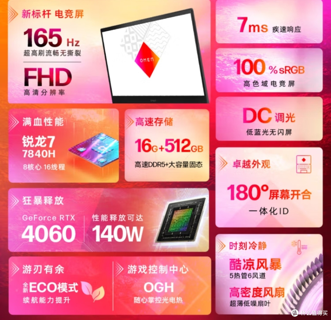 暗影精灵笔记本电脑|暗影精灵9锐龙版,高刷高色域电竞屏,性能强悍