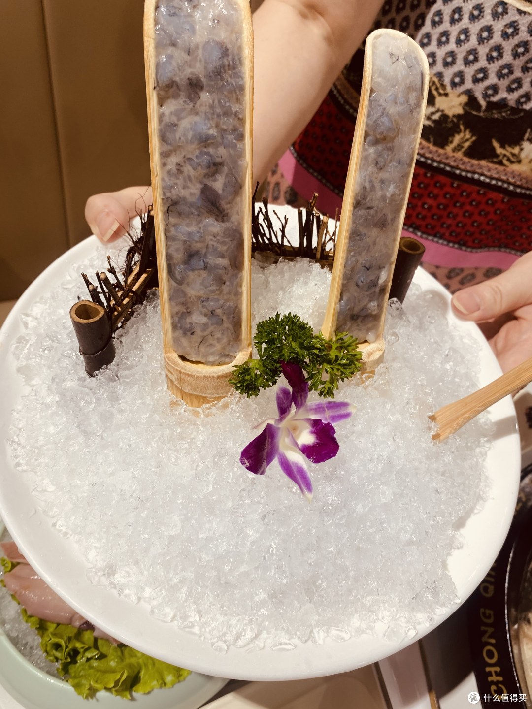 冰鲜竹筒虾滑谁还没吃