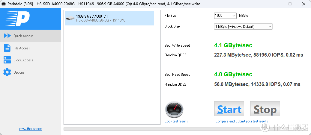 给零刻迷你机准系统换大容量SSD，看看这块海康存储A4000 PCIe 4.0 SSD读写速度如何？