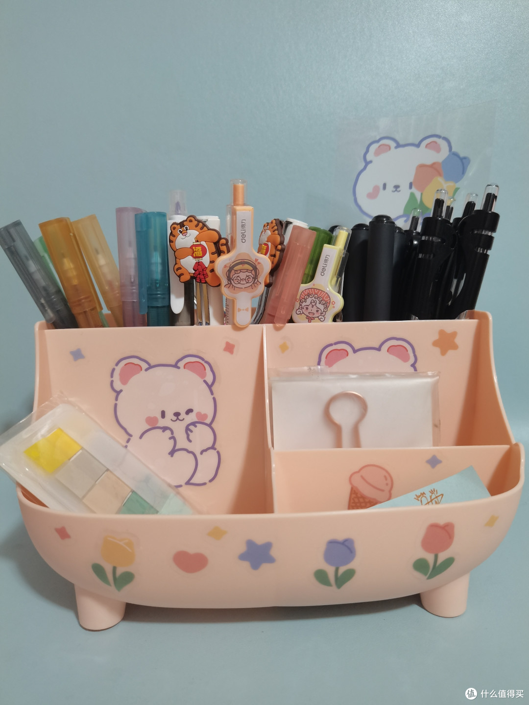 🌸有了小贴画的帮忙,平平无奇的收纳盒改头换面🌸