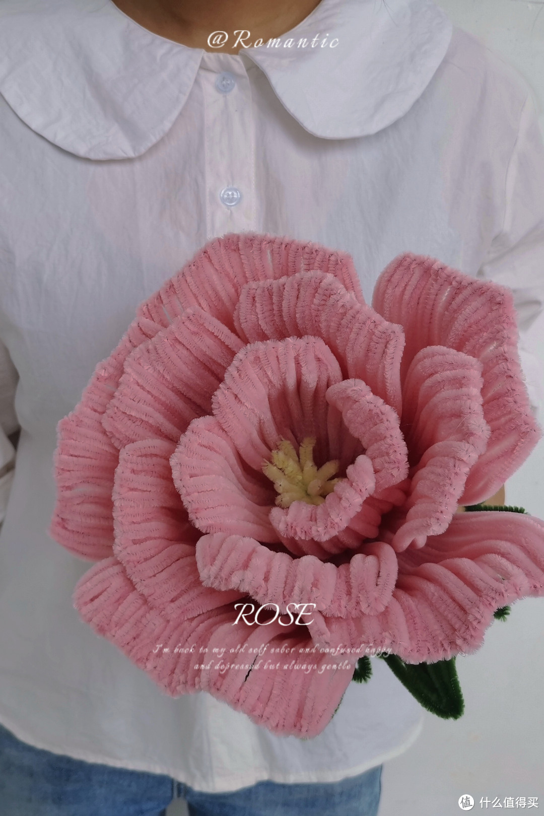 粉色巨型扭扭棒弗洛伊德玫瑰花，你值得拥有！