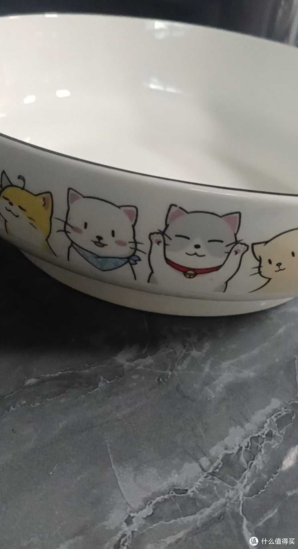 卡通小猫3英寸家用大汤碗