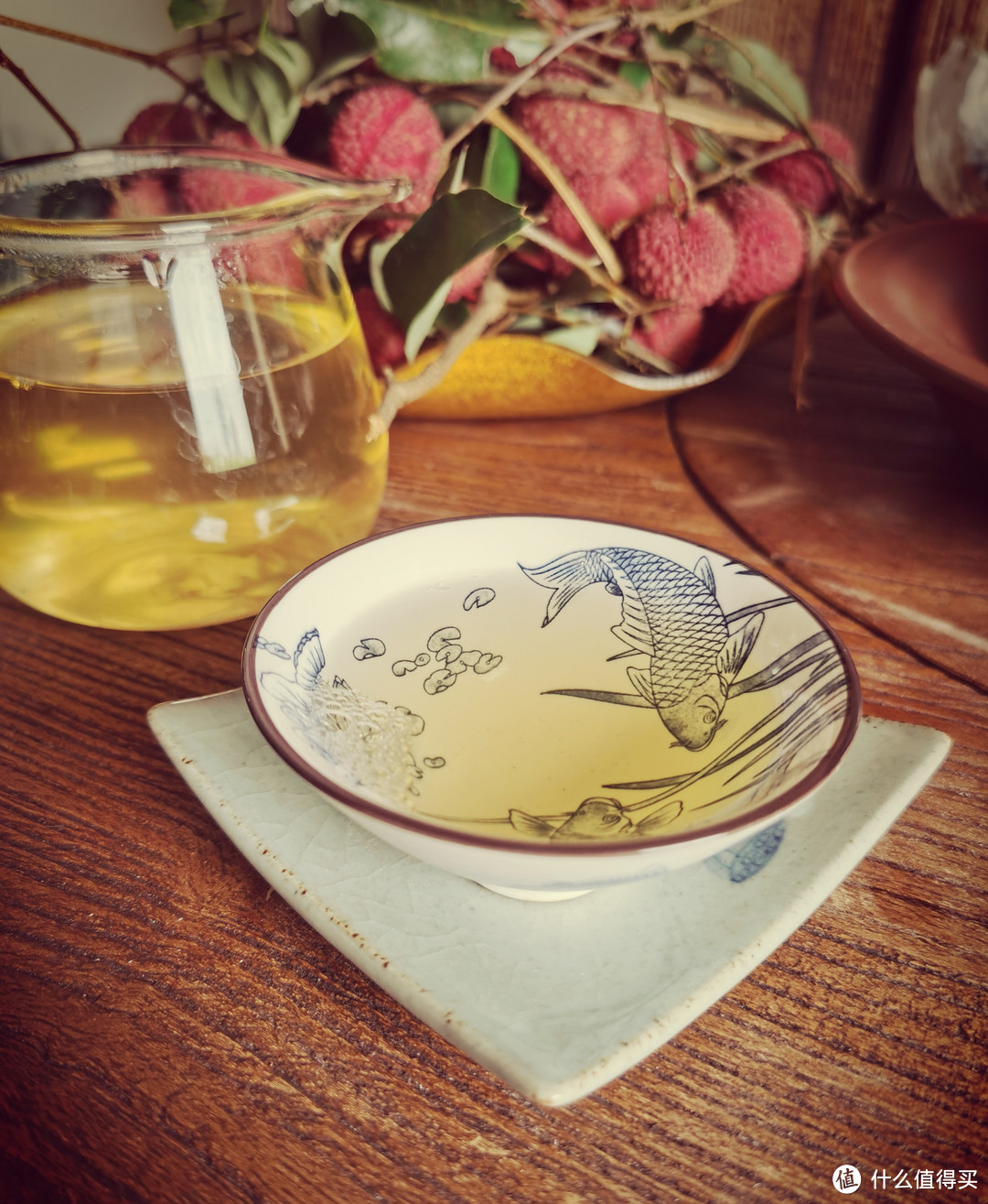 今天，是桂味荔枝&普洱茶
