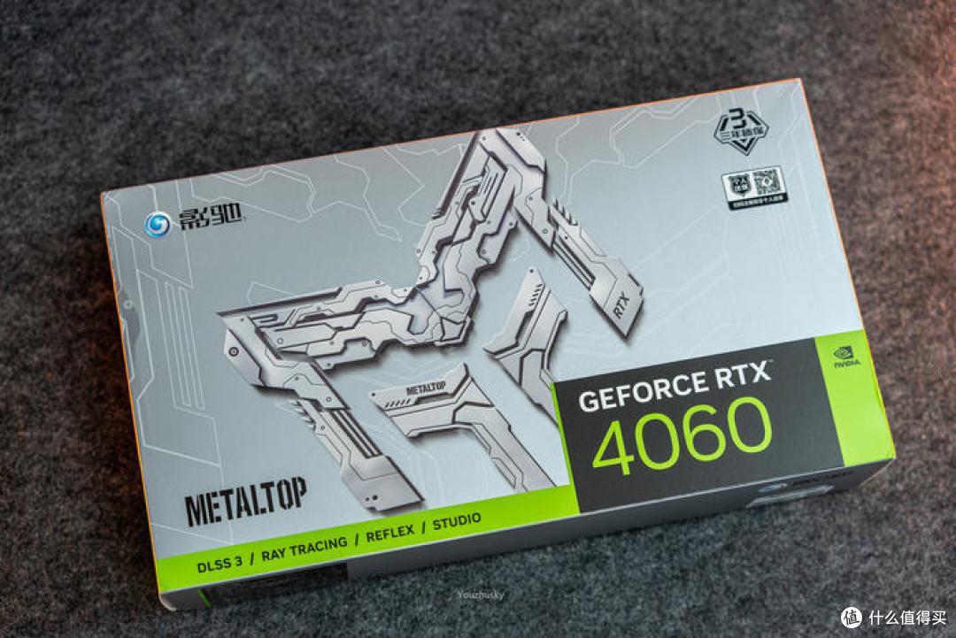 萌新甜点卡——影驰Geforce RTX 4060金属大师OC显卡开箱评测