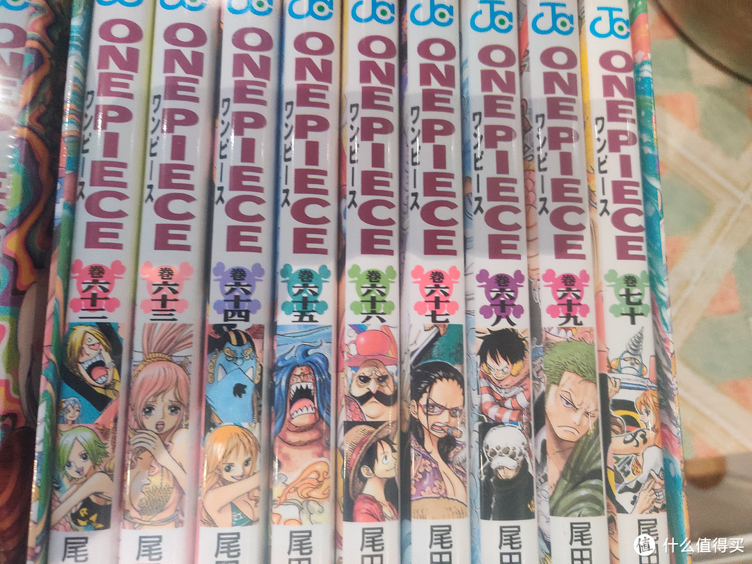 开心,航海王 集英社 日文原版 BOX9套漫画已入手!嘿嘿,继续等第四部