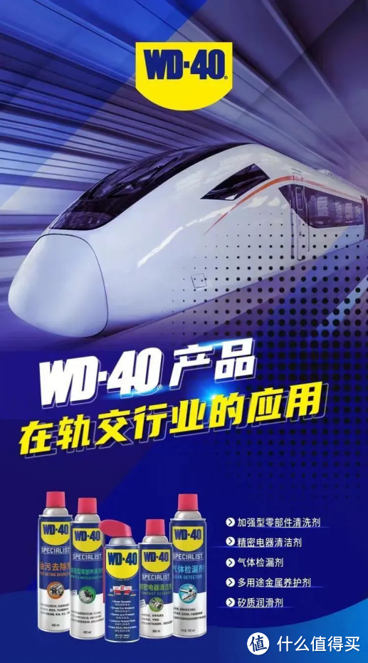 WD-40小蓝罐助力轨交行业蓬勃发展