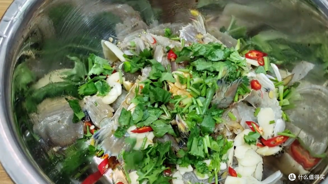 码入各种香菜调味