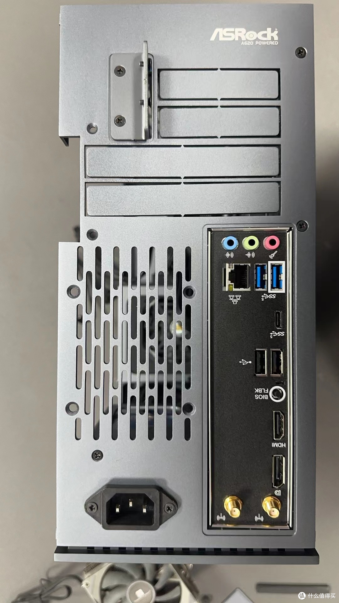 华擎DESKMAX A620装机过程(AMD 7700+PNY 4060TI)