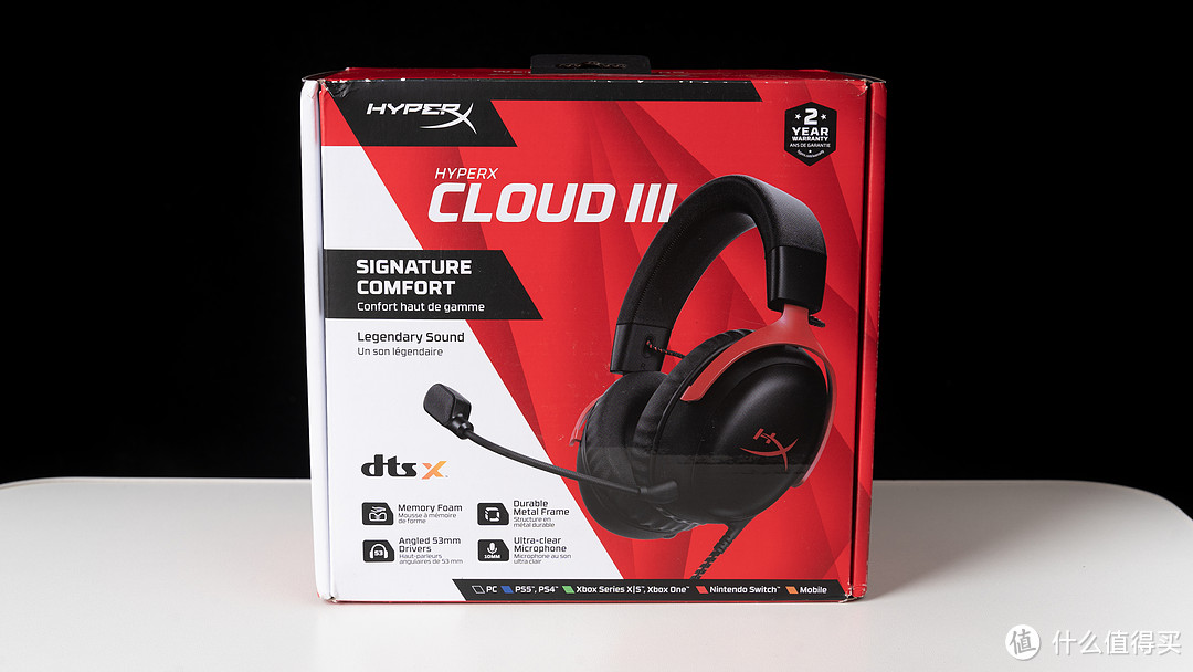 极度未知HyperX Cloud III飓风3游戏耳机体验，延续经典细节升级