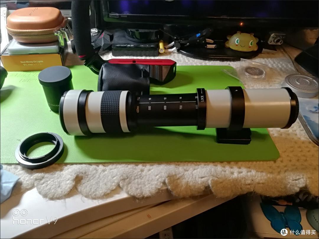 420-1600mm F8.3手动镜头2增倍镜长焦变焦望远单反探月拍鸟国产