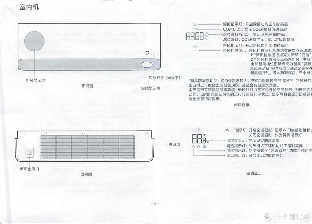 啊！有新风的空调真舒服～小米米家新风空调 新一级 变频冷暖 1.5匹壁挂式空调顶配尊享版，含产品说明书