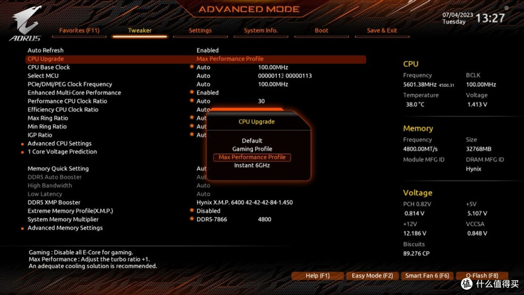 真一键超频,小白也能轻松超频的技嘉Z790 AORUS TACHYON旗舰主板