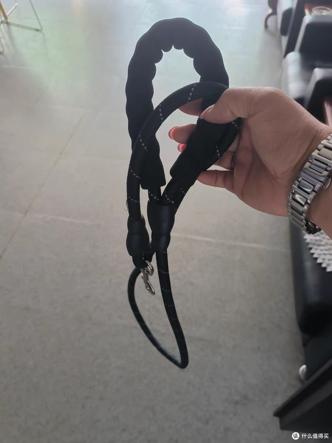 网上给狗买的项圈到了