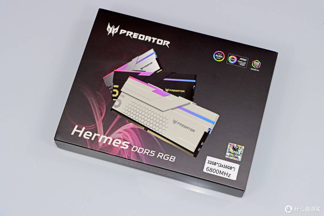 怒超 DDR5 7600！宏碁掠夺者 Hermes DDR5 6800 16g*2 CL32