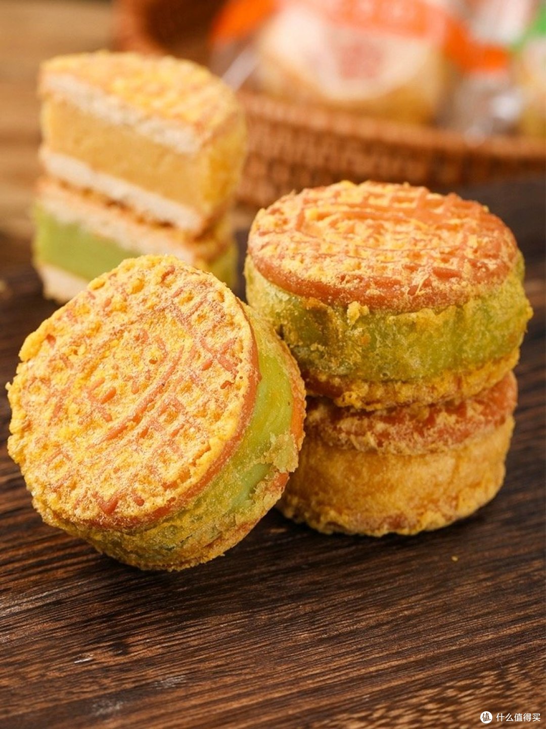 绿豆糕老式板栗酥饼解饿零食手工传统糕点好吃休闲食品
