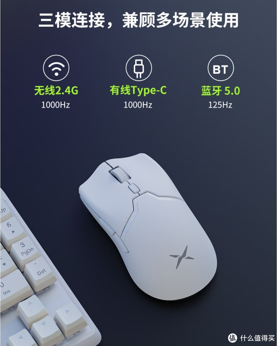 多彩（DeLUX）M800Pro 三模无线蓝牙鼠标，简单使用评测