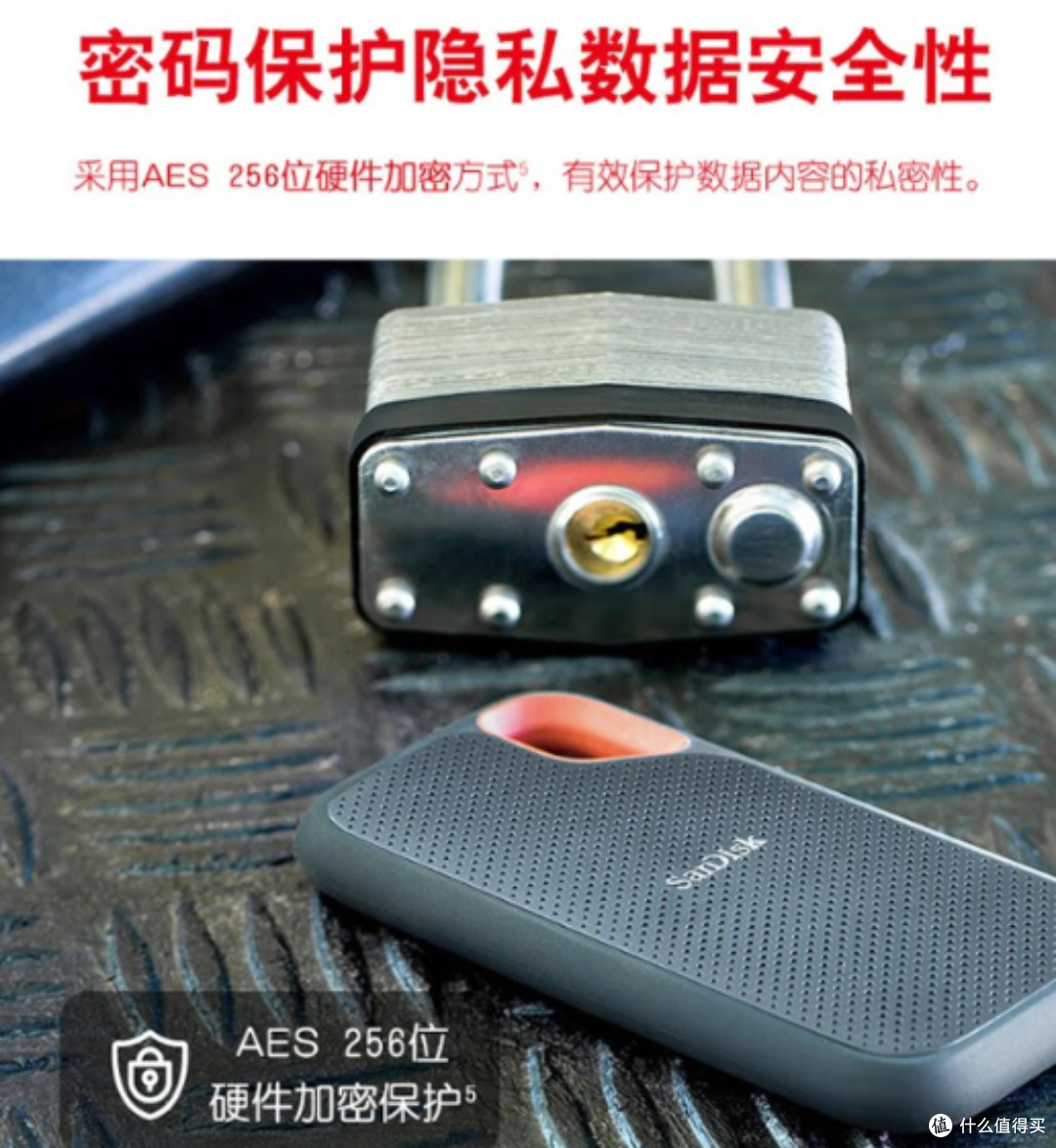 闪迪（SanDisk）移动固态硬盘SSD type-c接头USB3.2