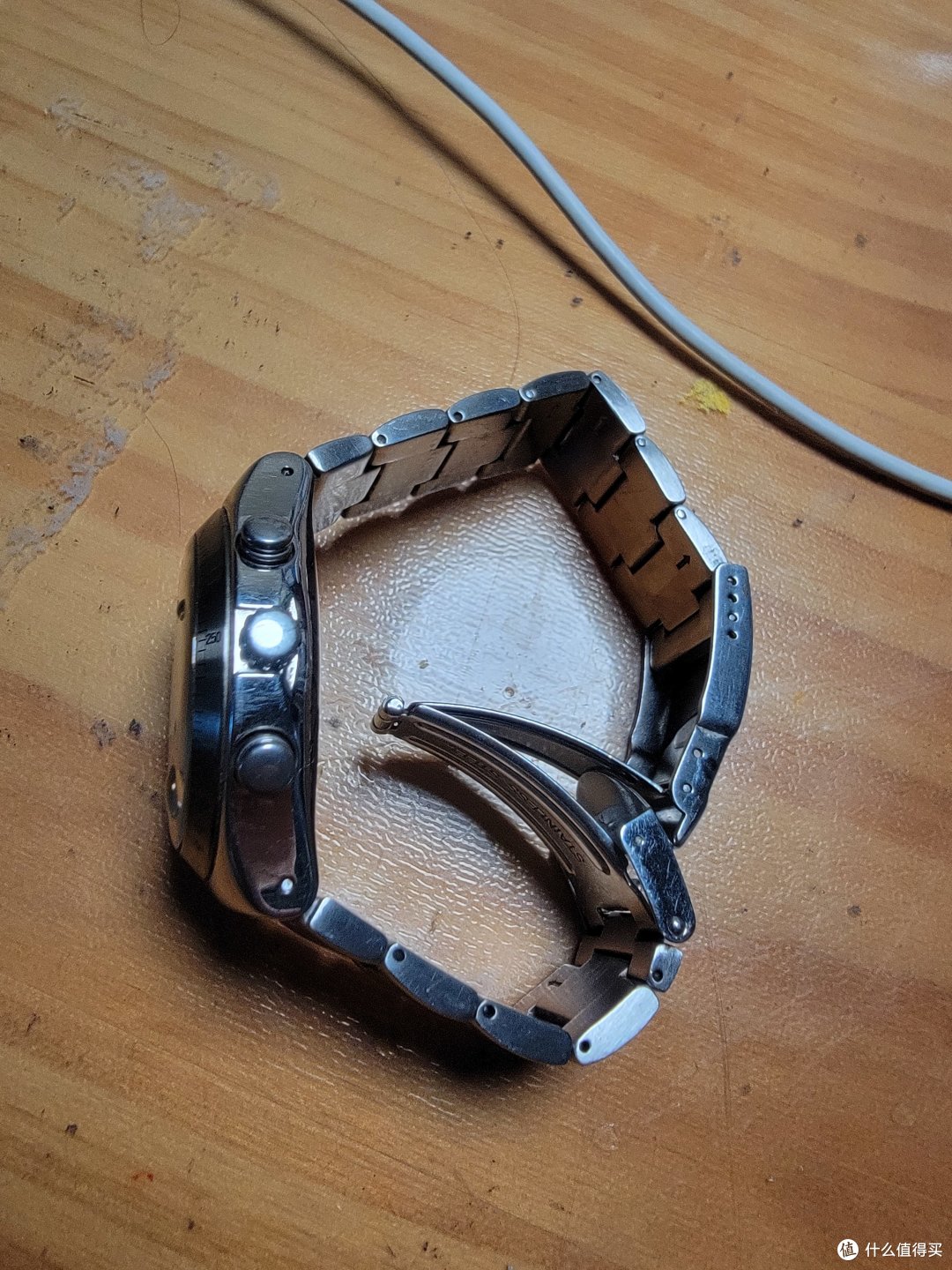 中年人的老玩具 篇六:好友的礼物——swatch irony v8三眼计时表_男表