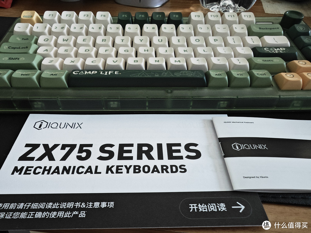 用IQUNIX ZX75来作为机械键盘启蒙，略显奢侈，用起来太爽啦，相见恨晚