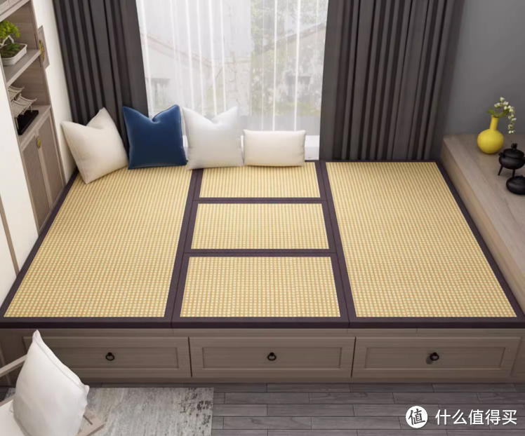 定做一床适合您家榻榻米床的床盖吧，美观实用。