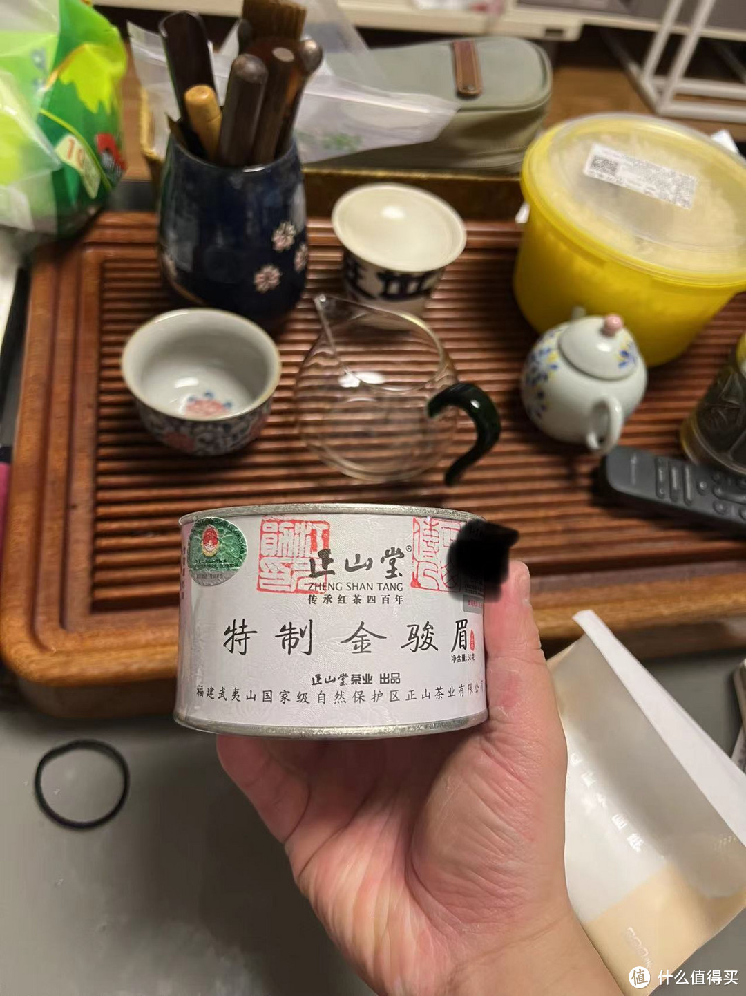 正山堂金骏眉红茶，武夷山特级新茶桶装，桐木关！