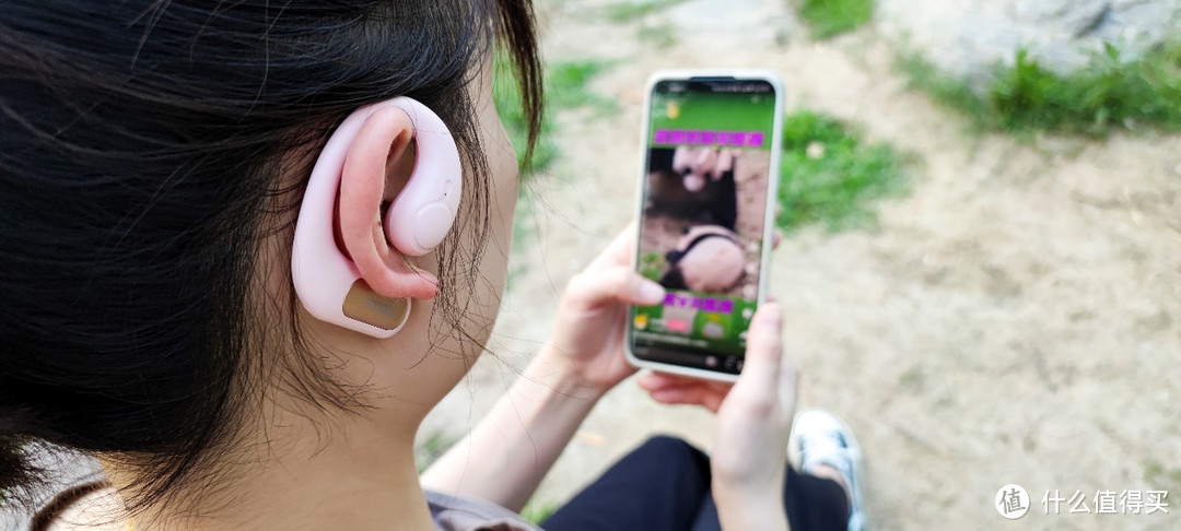 sanag塞那Z63 挂耳式蓝牙耳机：不入耳 更安全 更舒适