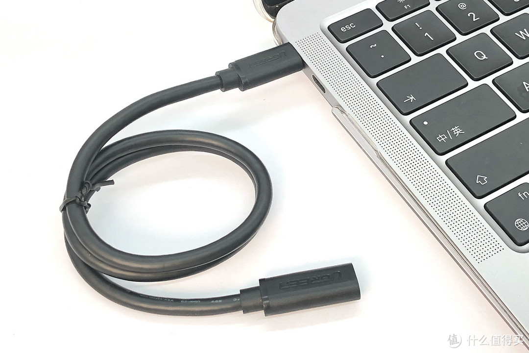 绿联UGREEN USB Type-c延长线公转母拆解 Thunderbolt 3 转接线USB3.2数据线4K投屏线扩展坞硬盘连接线50厘米 Type C Extension Cable USB 3.2