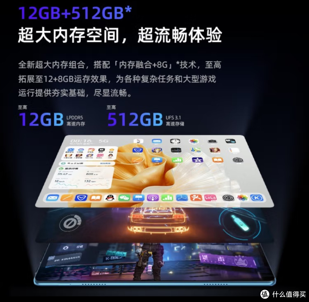 2023新款pad平板电脑暗夜紫512G