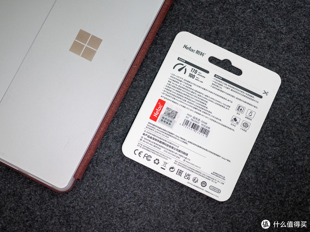 给500收的4+64G Surface Go扩展容量，入手朗科microSD卡 P500超高速版