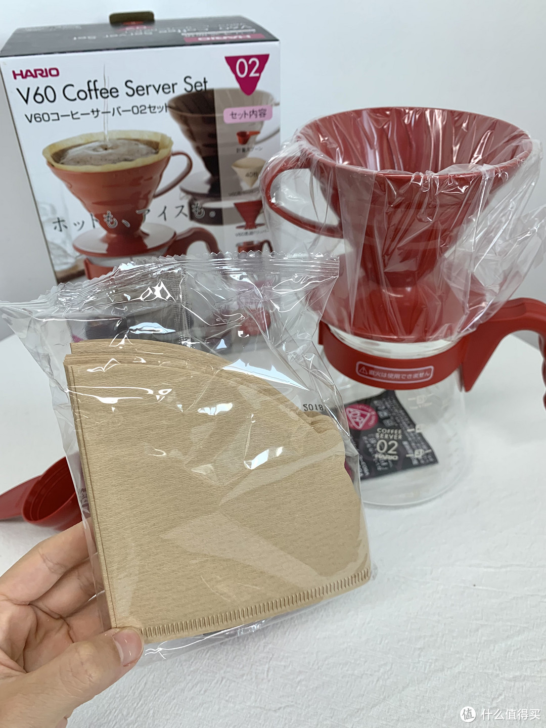 Hario V60咖啡套装红色款开箱！