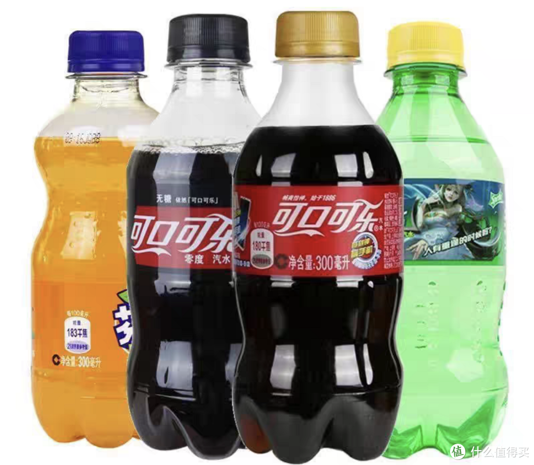 5.8元Coca-Cola 可口可乐 300ml*6瓶无糖可乐雪碧芬达碳酸饮料便携装好价