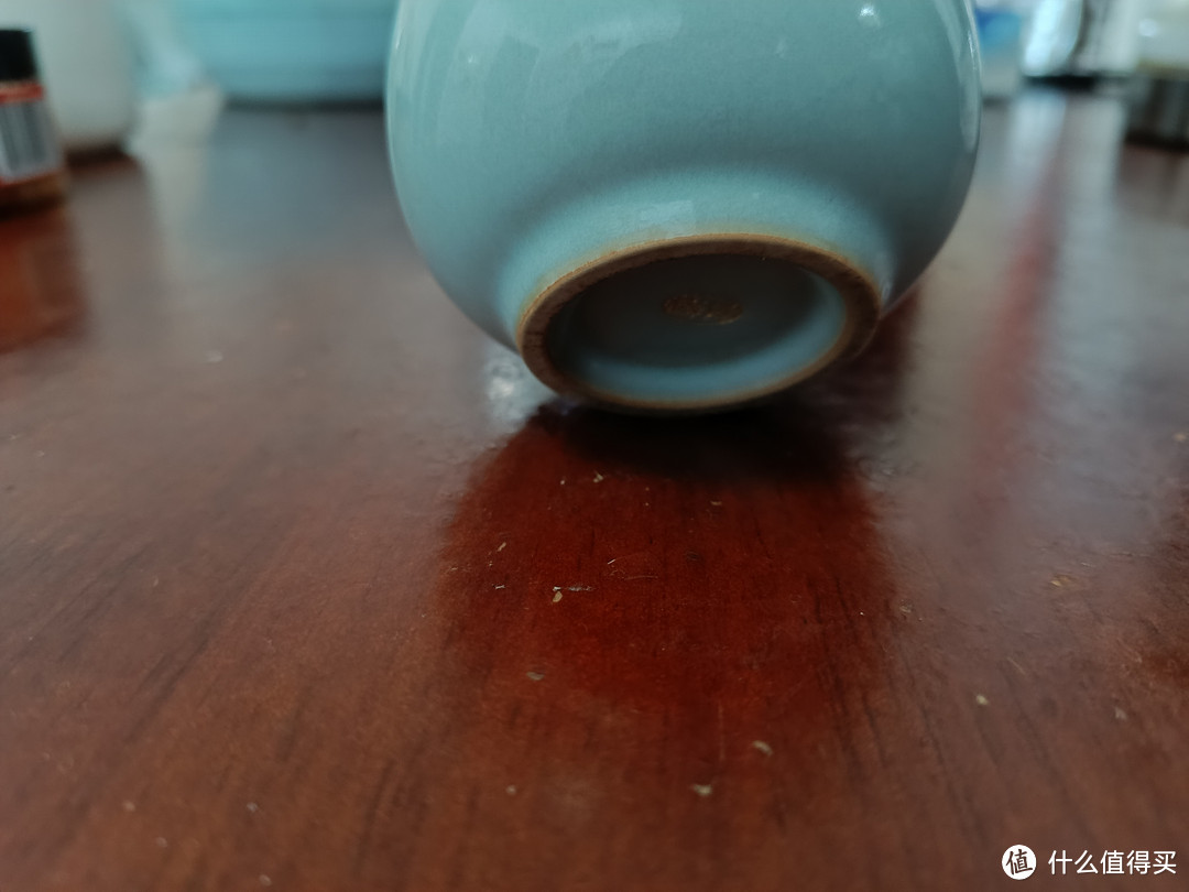 汝瓷茶杯，好用扎实厚重，很实用，品茶时光更加雅致！