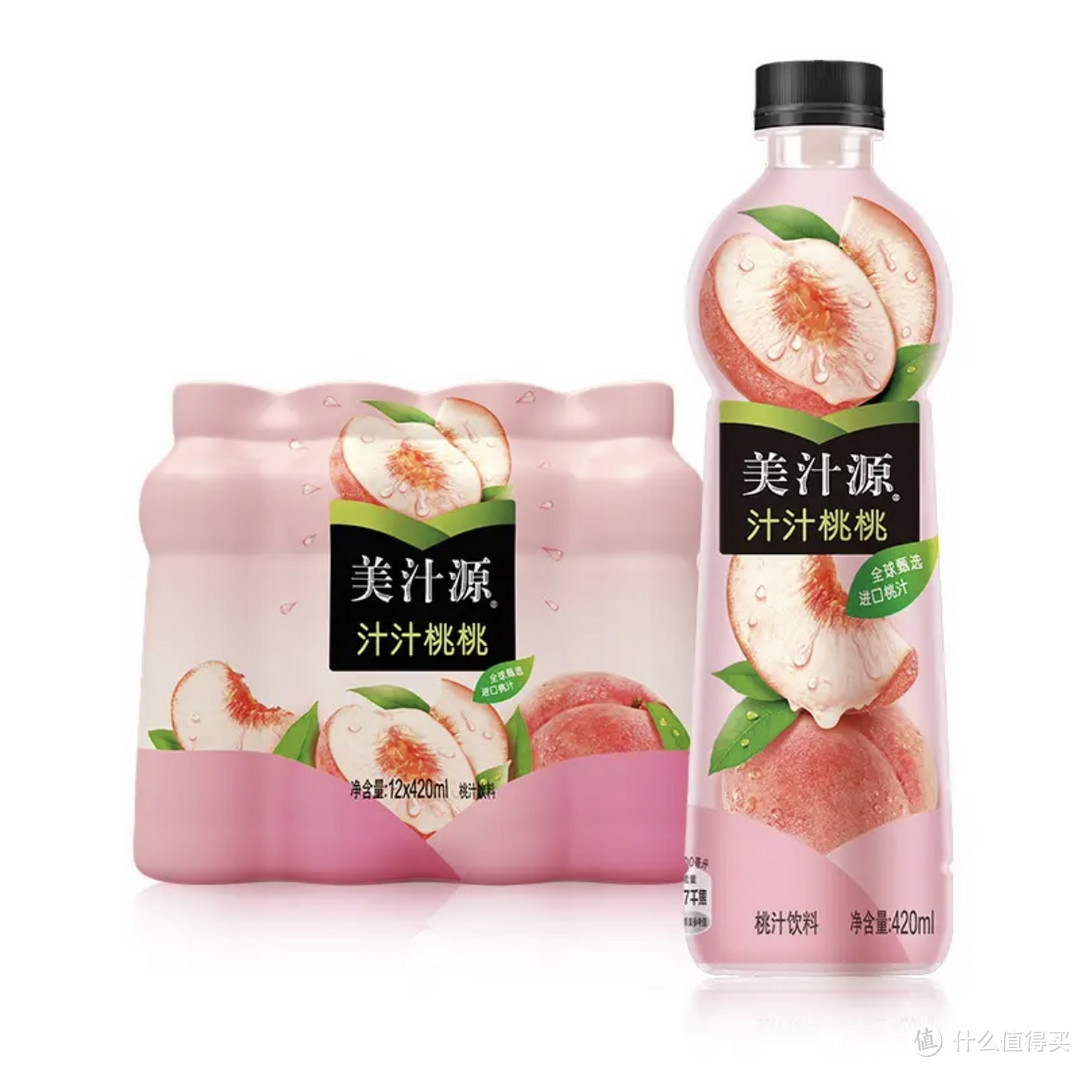 ￼￼可口可乐（Coca-Cola）美汁源 Minute Maid 汁汁桃桃饮料