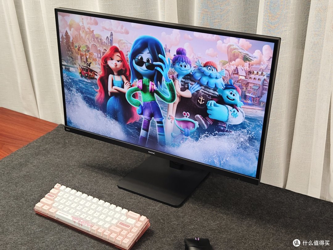 全面升级的sanc g7c2代游戏显示器测评,千元级的水桶机型之选!
