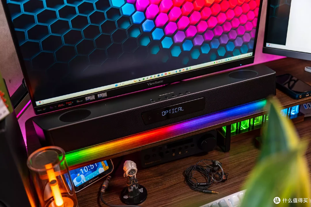 黑科技加持、桌面上的全能回音壁|创新Sound Blaster Katana SE使用体验