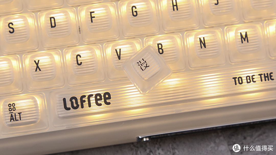 颜值天花板，柔美又温馨：Lofree洛斐1%漫双模机械键盘评测