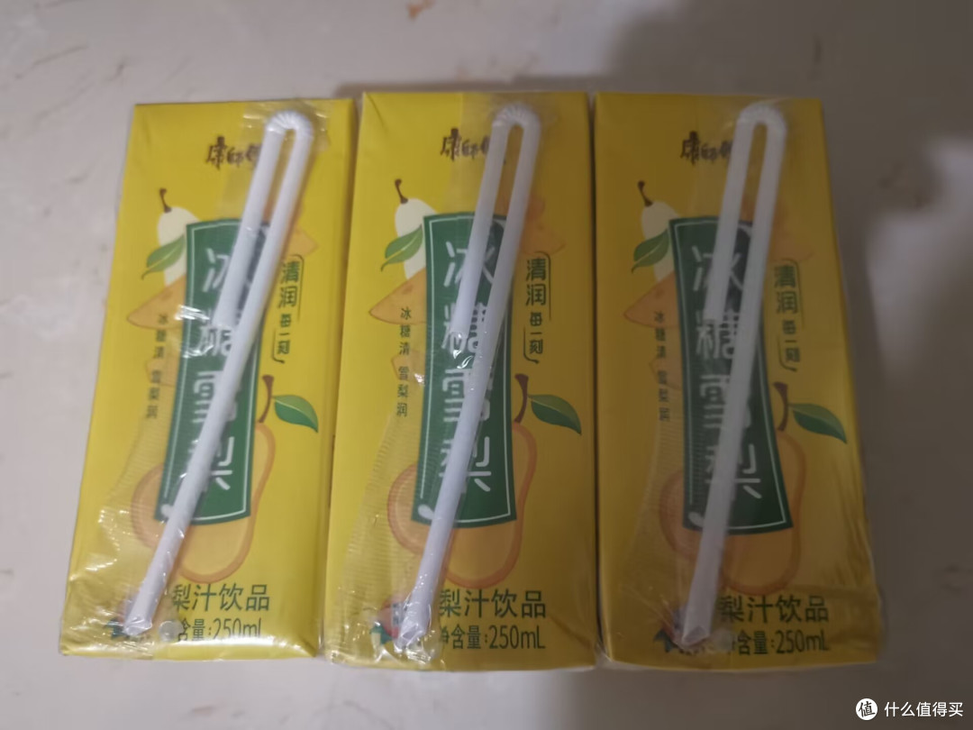 康师傅冰糖雪梨甜甜的超好喝