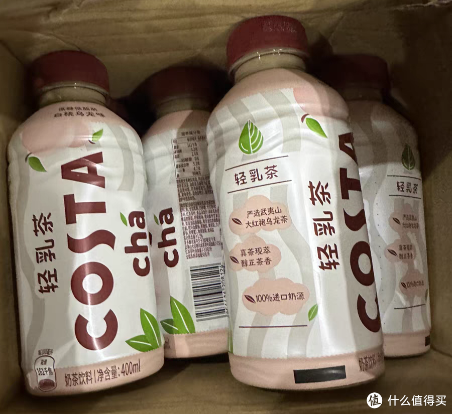 可口可乐COSTA/咖世家白桃乌龙轻乳茶低糖