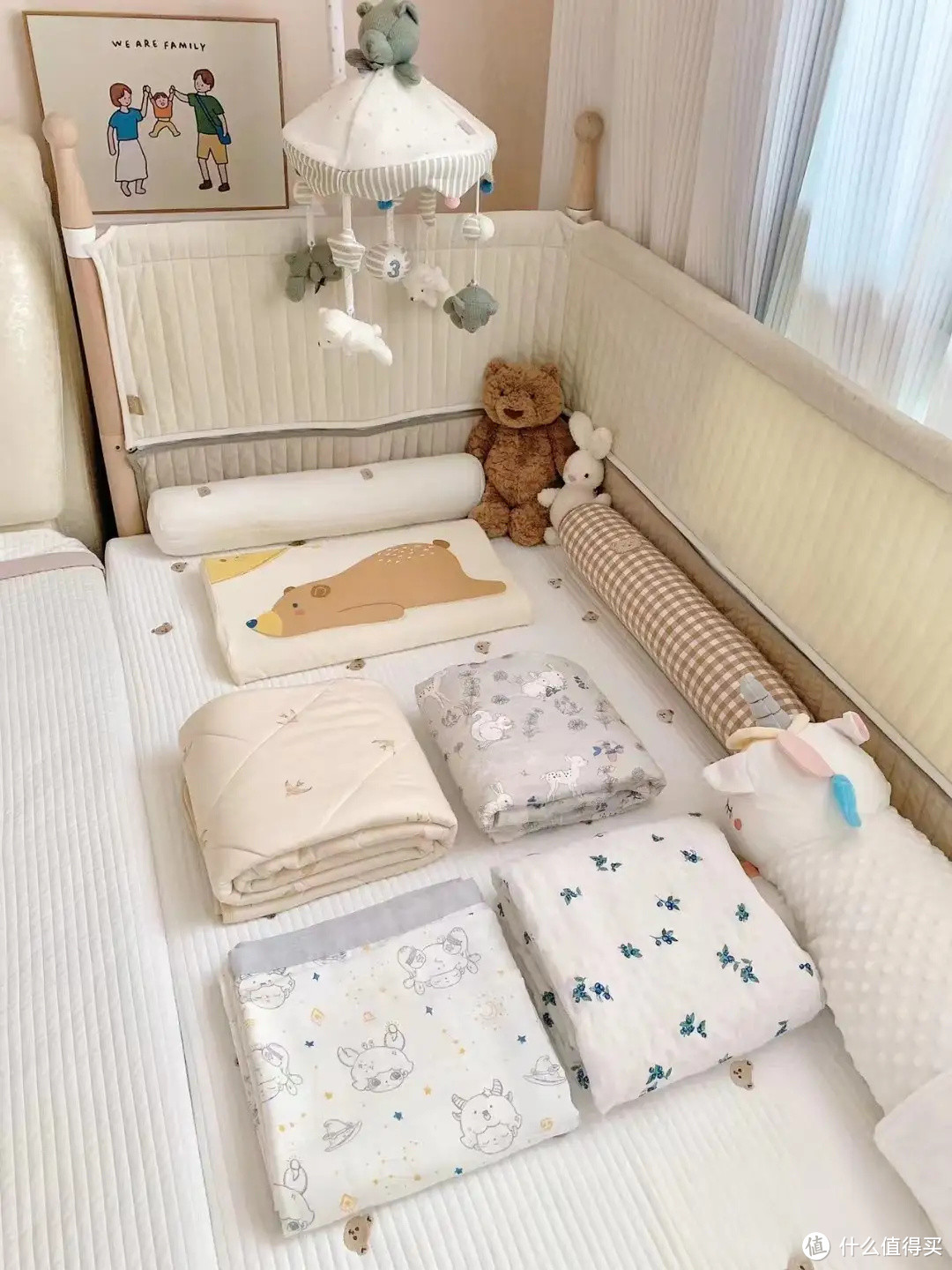想要给孩子一个安全的睡眠环境，我买了巴布豆婴儿床
