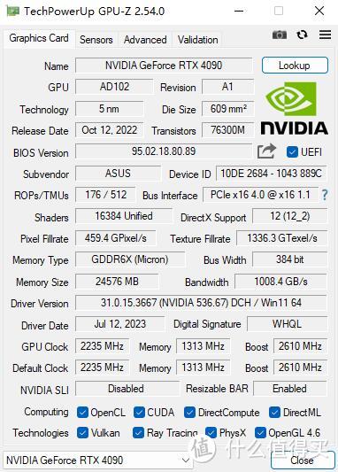 4090显卡中的独一档，华硕ROG玩家国度RTX4090猛禽显卡 评测