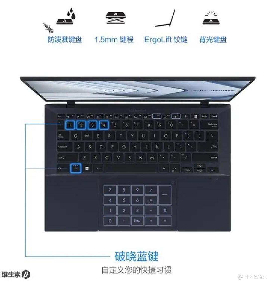 【维P测评】90图深度测评 - 华硕破晓 Air 2023 - 鲜艳好屏 超轻量商务办公本