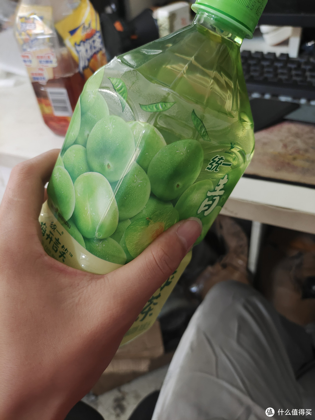 ​统一青梅绿茶是我最喜欢喝的饮料