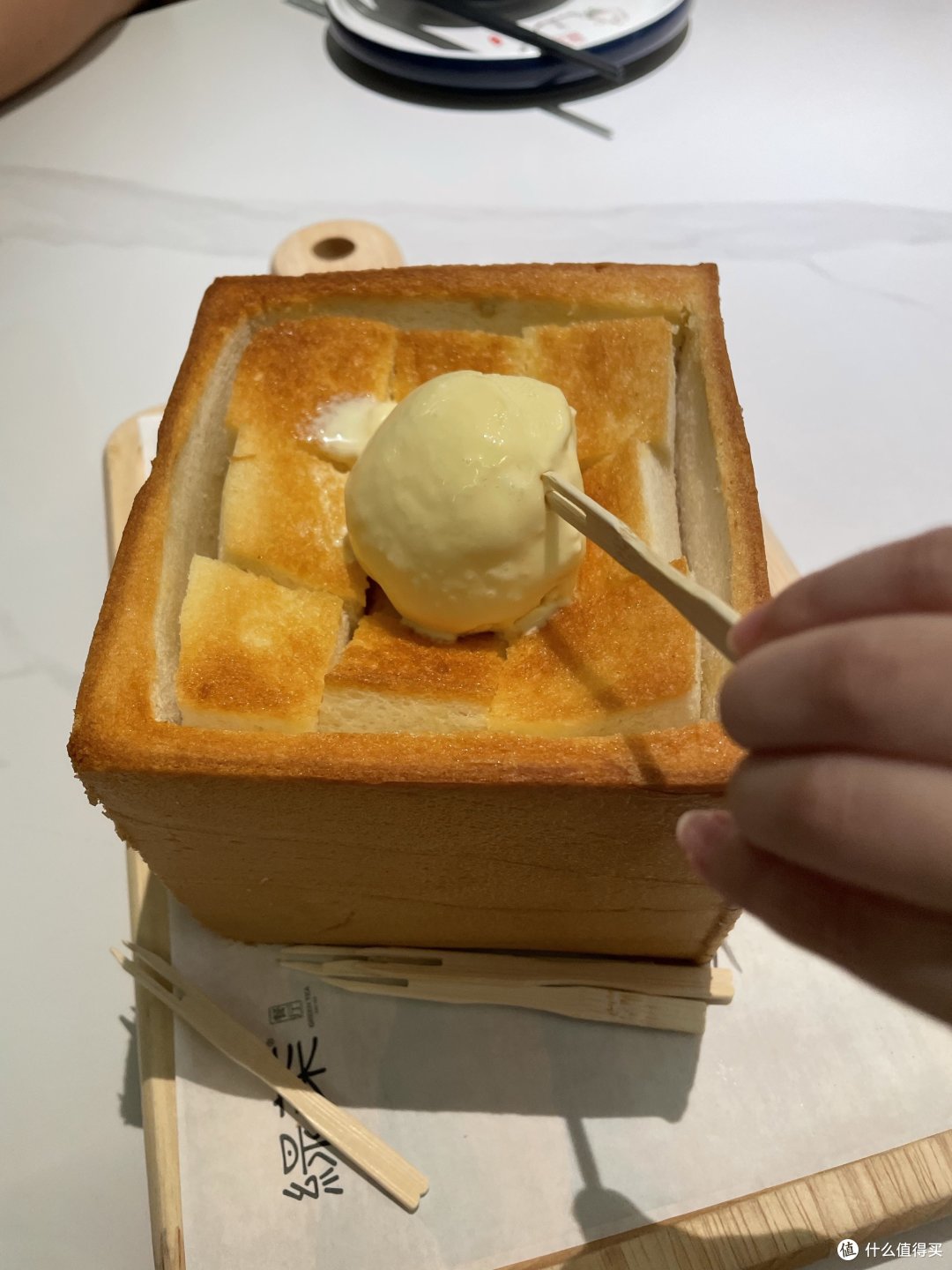 我最爱吃绿茶餐厅的面包诱惑
