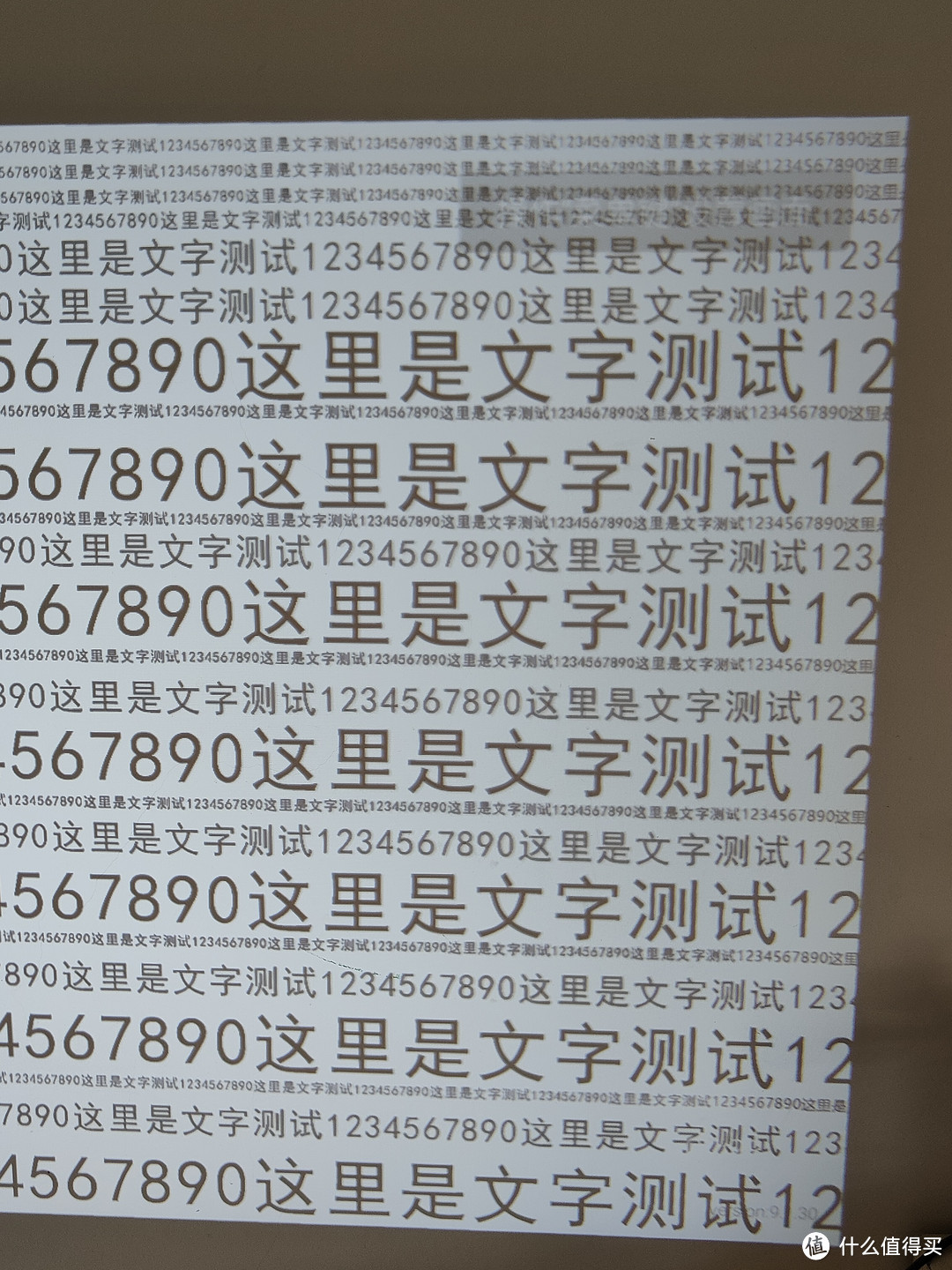 把投影仪放正，好一些了。虽然还是肉眼可见的模糊，这拍的清我都怀疑是手机拍照AI文本了。