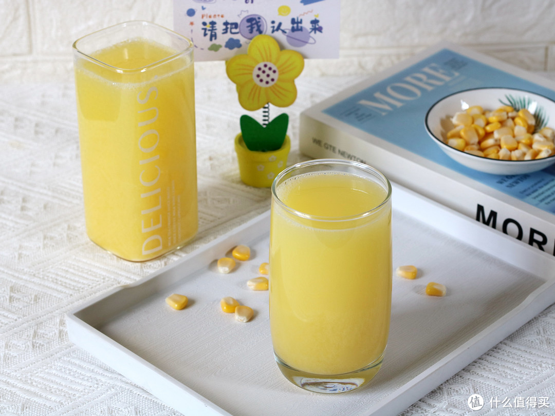 自制玉米汁，学会这个黄金比例，多加1物，细腻丝滑，好喝又营养