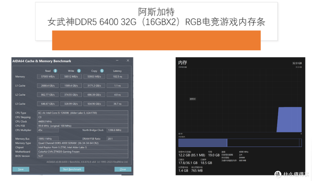 不锁电压直上6400MHz-阿斯加特女武神内存条