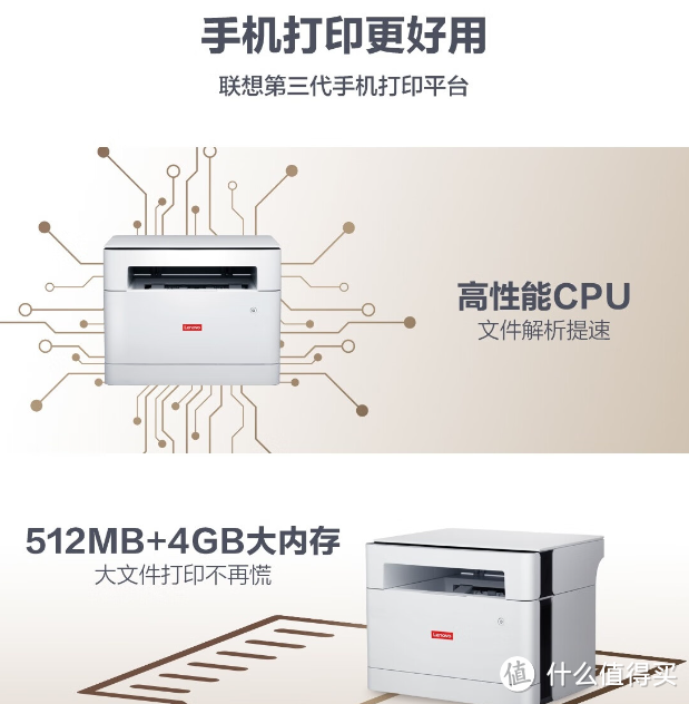 【开学新装备】联想（Lenovo）M1520WPro 黑白激光打印机：打印、复印、扫描一体，为学习助力！