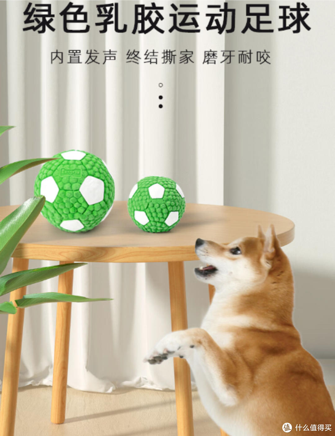 让宠物更开心更健康，宜特小号乳胶足球——互动训练的狗狗玩具神器