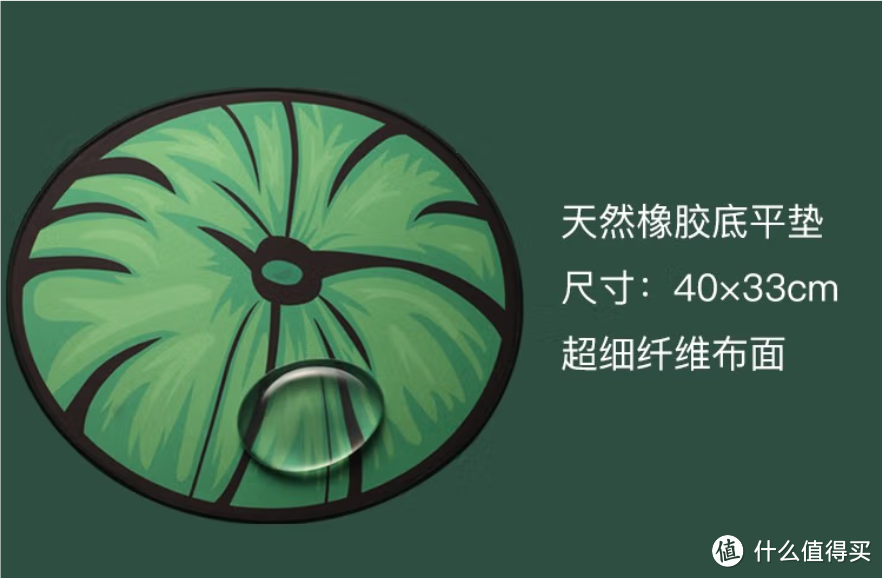 YUNLIYOU 荷叶鼠标垫+透明硅胶护腕垫,为手腕带来清新呵护