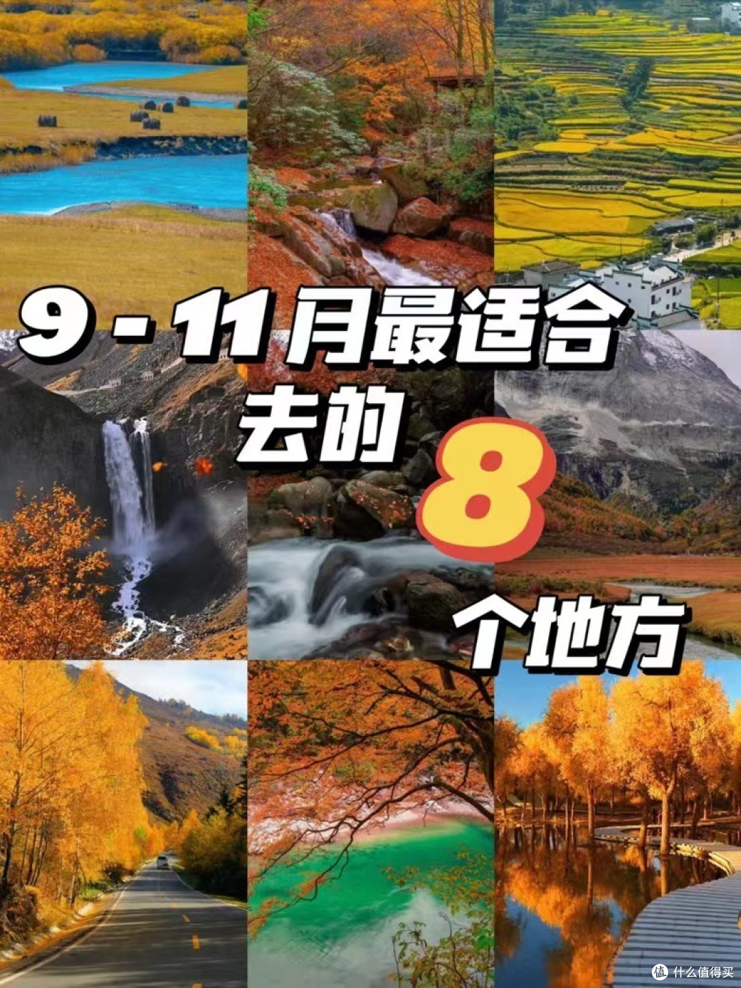 9-11月最美赏秋🍂旅游目的地推荐❗